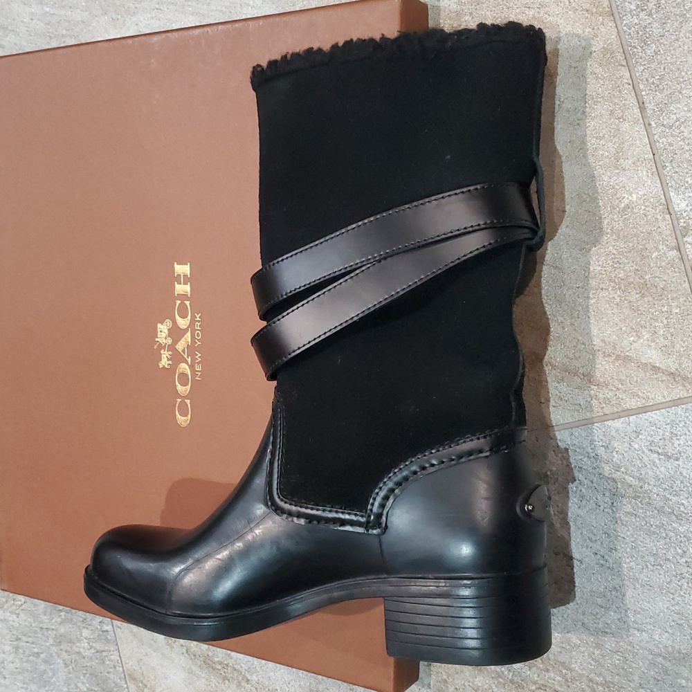 Coach Black Winter Boots for Women